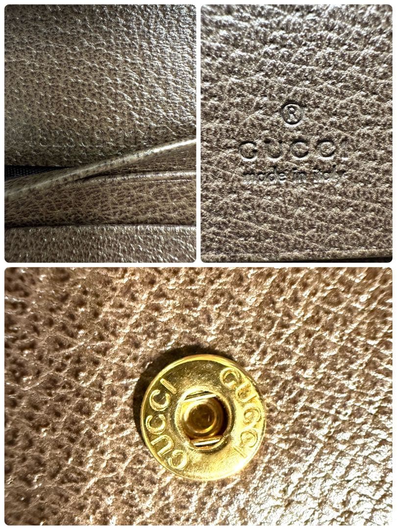 【未使用級】GUCCI グッチ ベンガル タイガー 折り財布 GGスプリーム