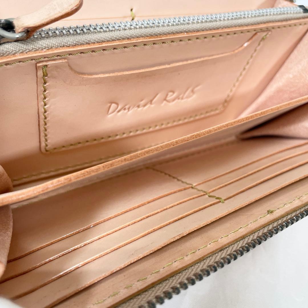 【新品】財布 長財布 レザー 本革 ラウンドファスナー カービング ブルー