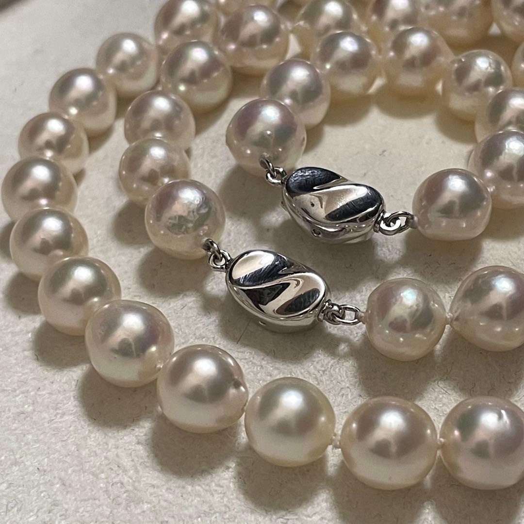 専用 【超大珠✨連結可】あこや真珠 ネックレス 8.5-9.0 パール テリ強