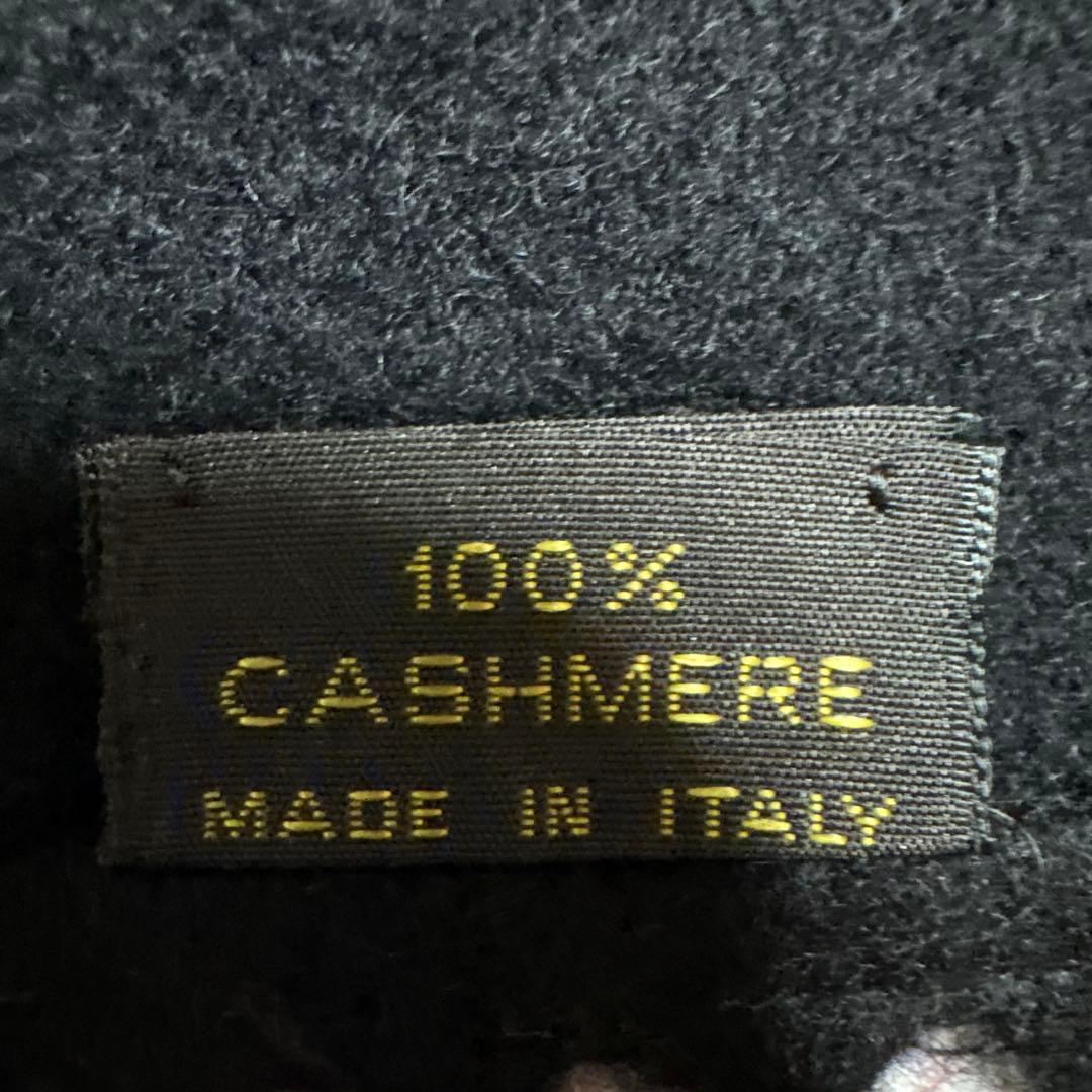 FENDI 黒 カシミヤ ロシアンセーブルファー ストール