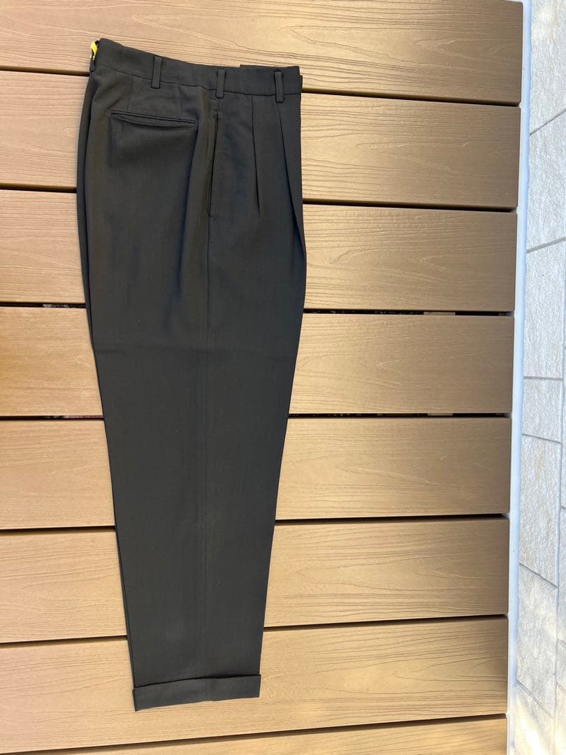 ⭐️【貴重】COMME des GARCONS HOMMEウールパンツ黒:Mサイズ