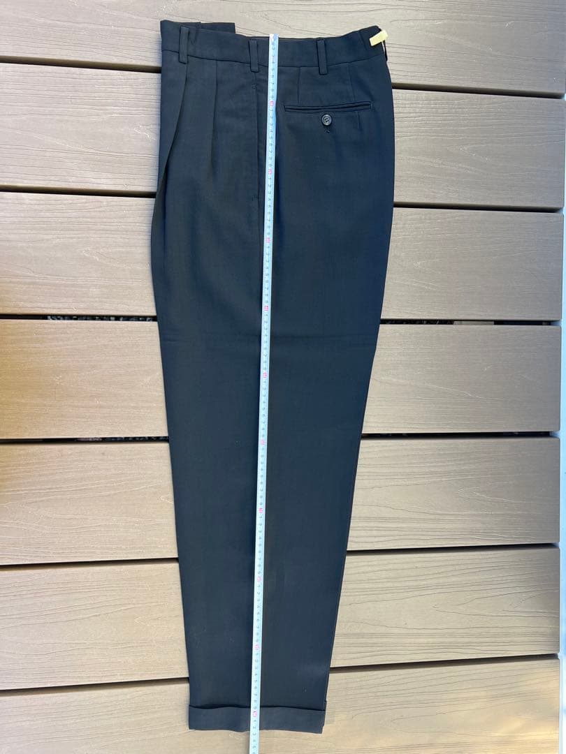 ⭐️【貴重】COMME des GARCONS HOMMEウールパンツ黒:Mサイズ