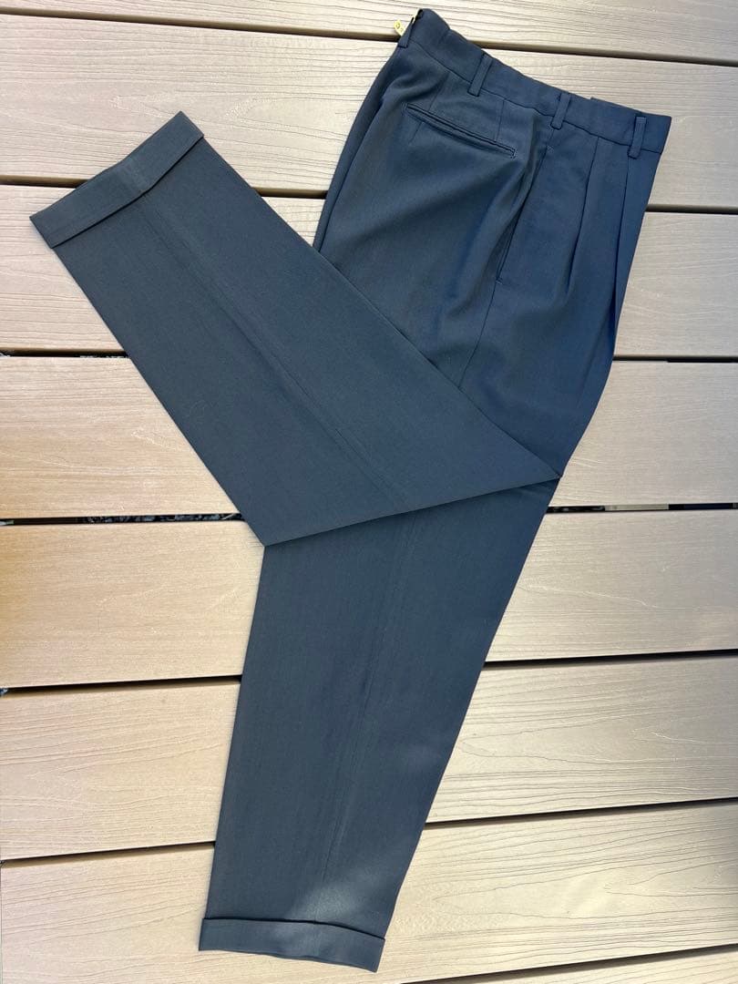 ⭐️【貴重】COMME des GARCONS HOMMEウールパンツ黒:Mサイズ