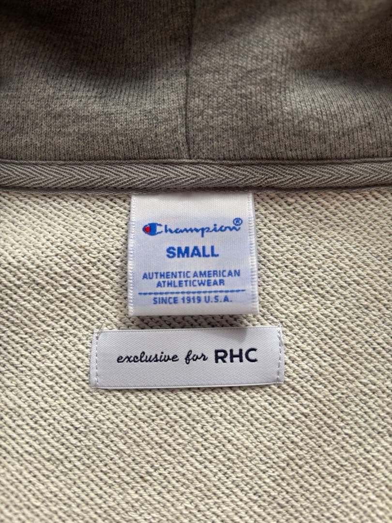 RHC ロンハーマン チャンピオン パーカー ジップフーディー