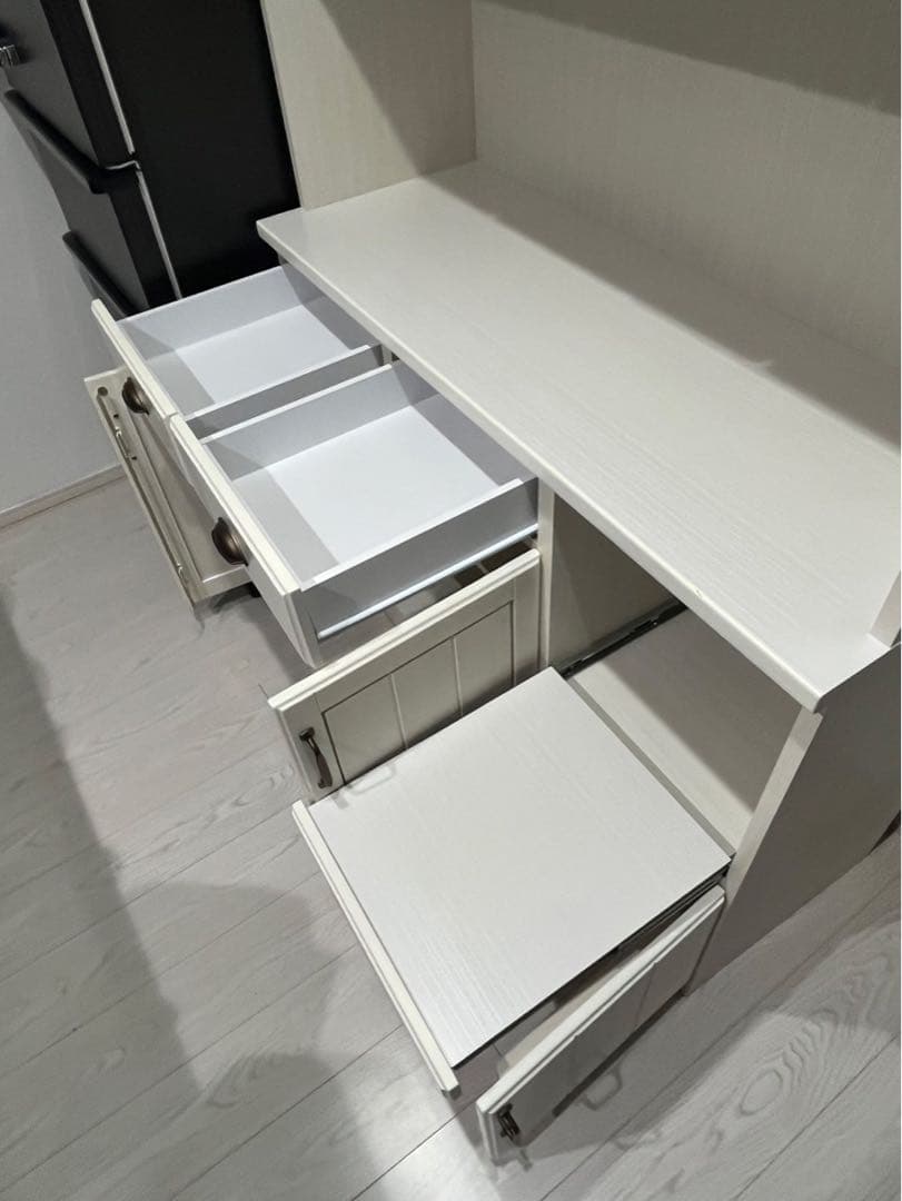 【りん】ニトリキッチンボード(ミランダ2 120 WW)