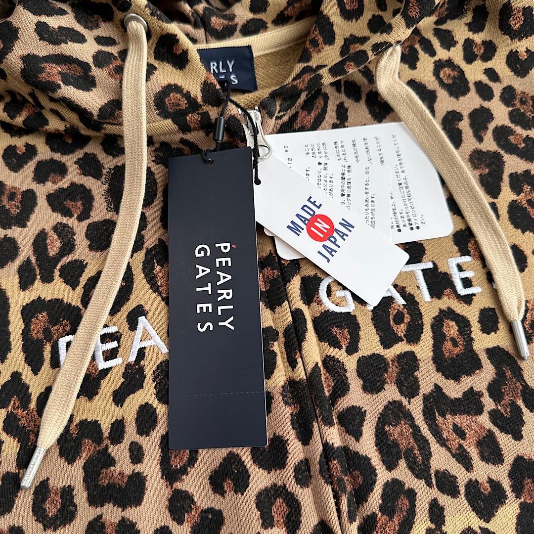 488 パーリーゲイツ 定価30,800円 パーカー レオパード サイズ1 M