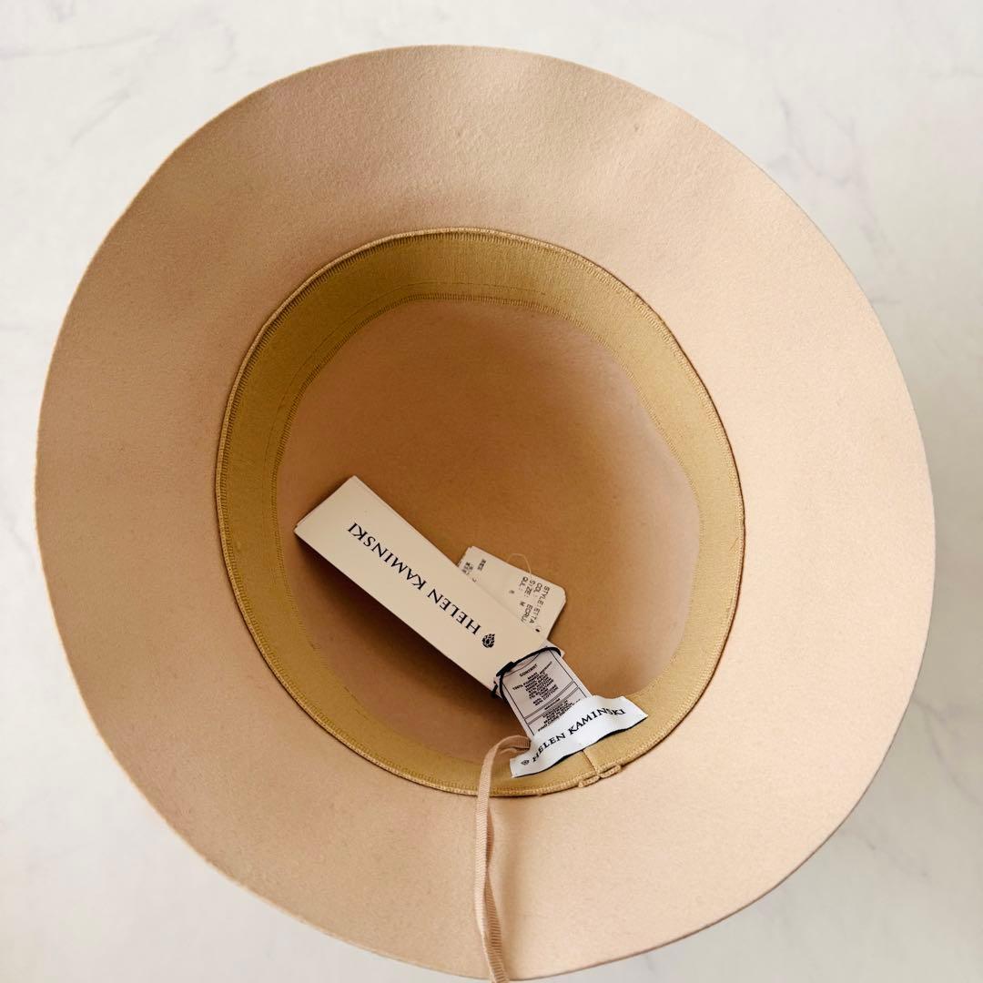 ヘレンカミンスキー タグ付未使用✨クローシェハット Etta エクリュ Mサイズ