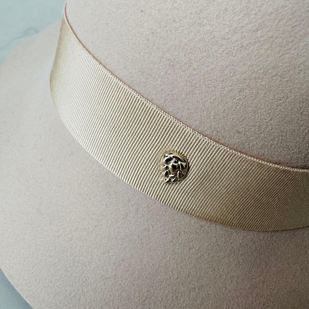 ヘレンカミンスキー タグ付未使用✨クローシェハット Etta エクリュ Mサイズ