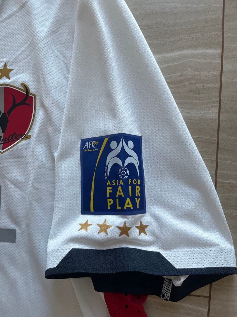 選手支給　鹿島アントラーズ　2011アウェイACL用サイン入ユニフォーム　西大伍