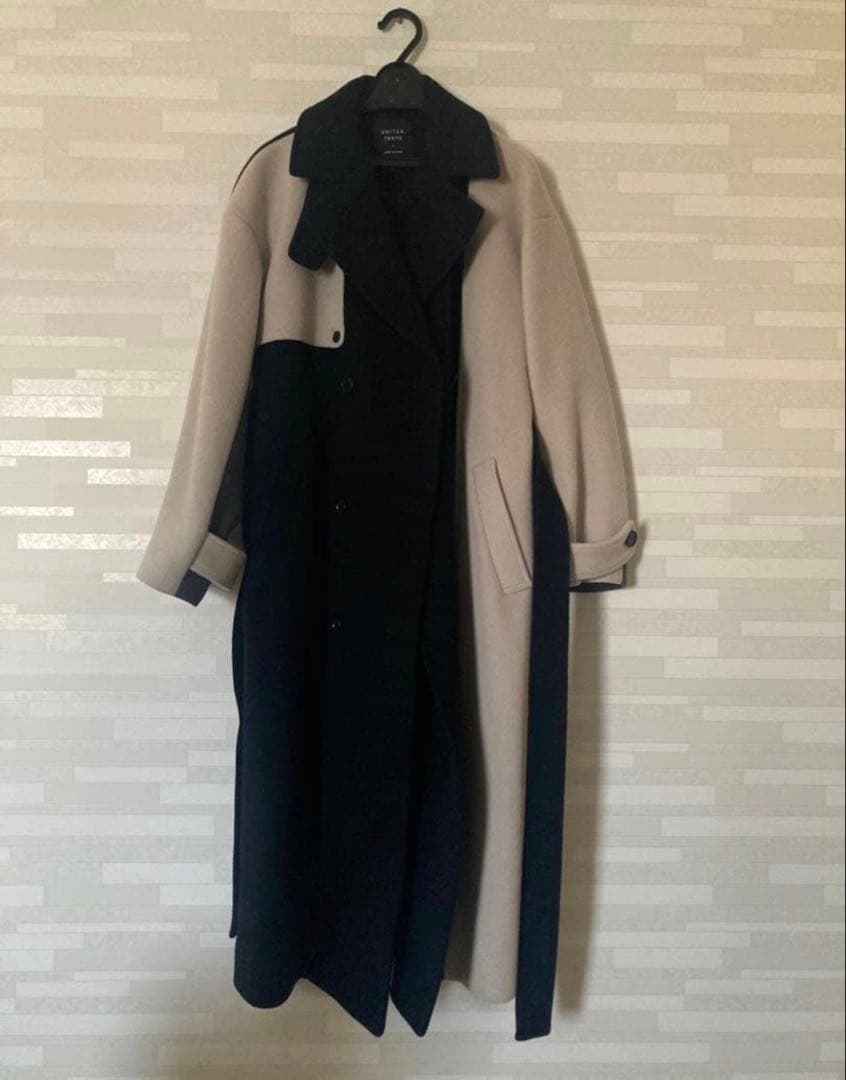 UNITED TOKYO ビッグカラーコート サイズ1