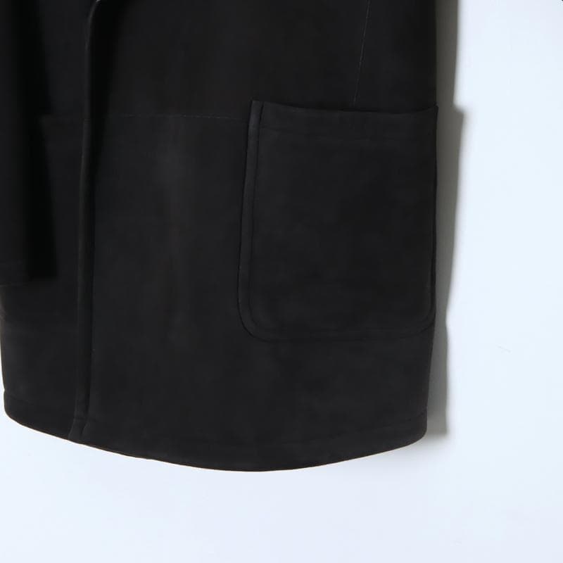 【Sランク】COMOLI (コモリ) シープスキンショールカラーコート　サイズ2