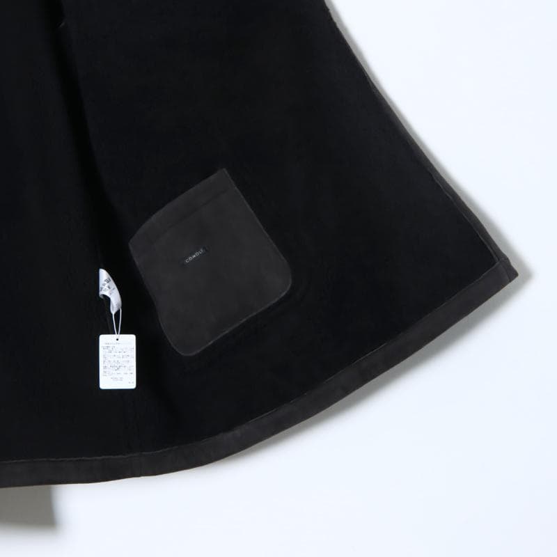 【Sランク】COMOLI (コモリ) シープスキンショールカラーコート　サイズ2