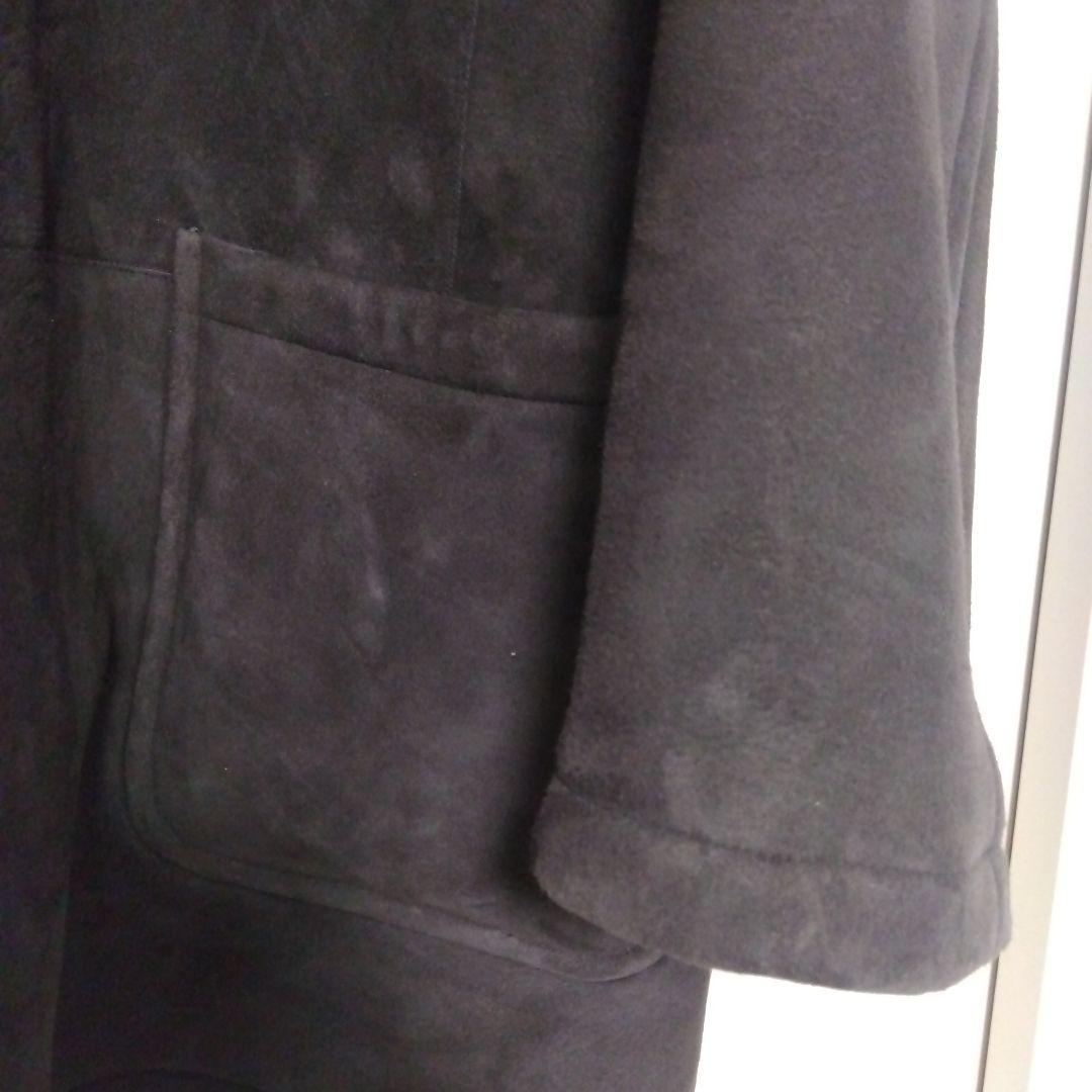 【Sランク】COMOLI (コモリ) シープスキンショールカラーコート　サイズ2