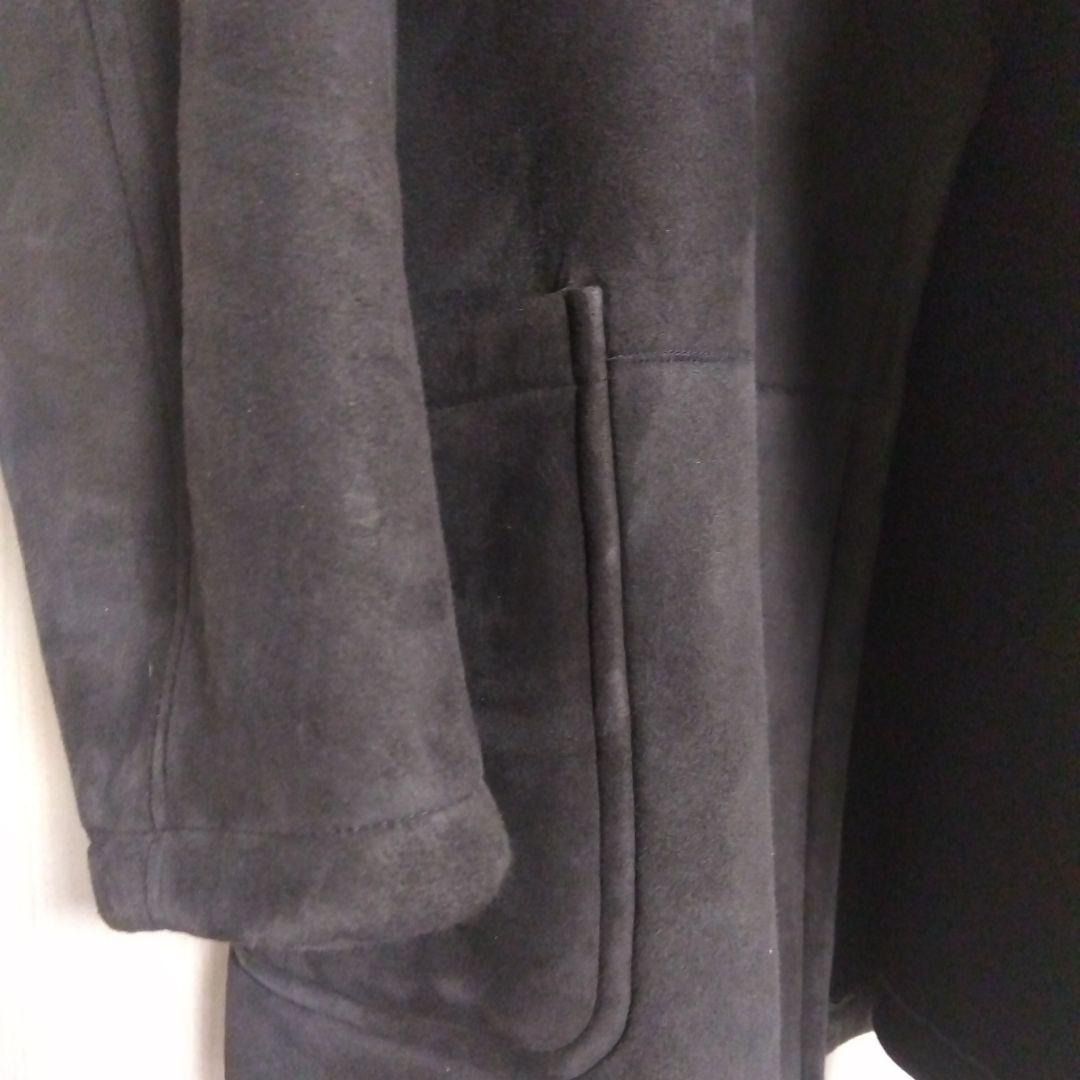 【Sランク】COMOLI (コモリ) シープスキンショールカラーコート　サイズ2