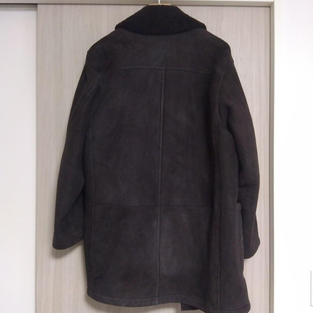 【Sランク】COMOLI (コモリ) シープスキンショールカラーコート　サイズ2