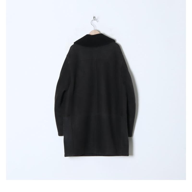 【Sランク】COMOLI (コモリ) シープスキンショールカラーコート　サイズ2