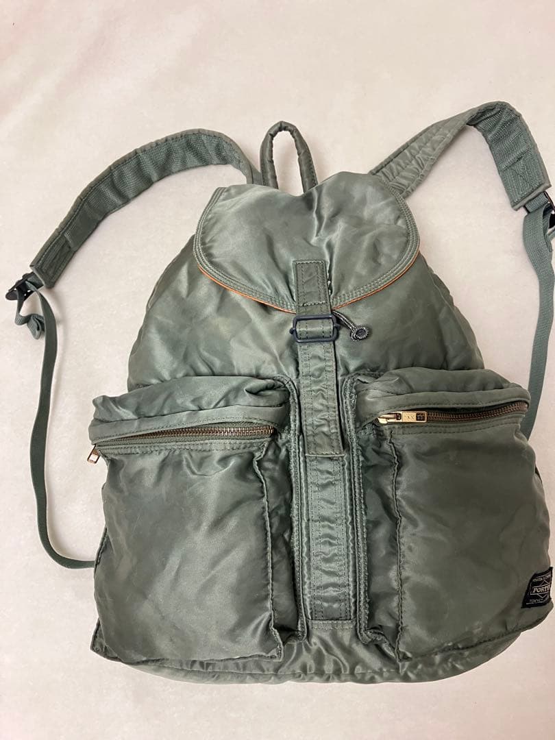 定価31,350 希少 PORTER ポータータンカー リュック セージグリーン