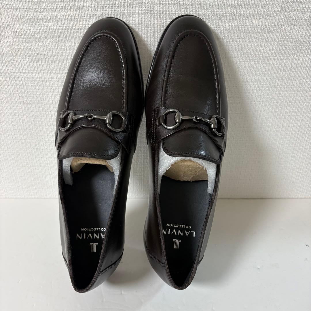 LANVIN Collection ビットローファー　ダークブラウン　メンズ