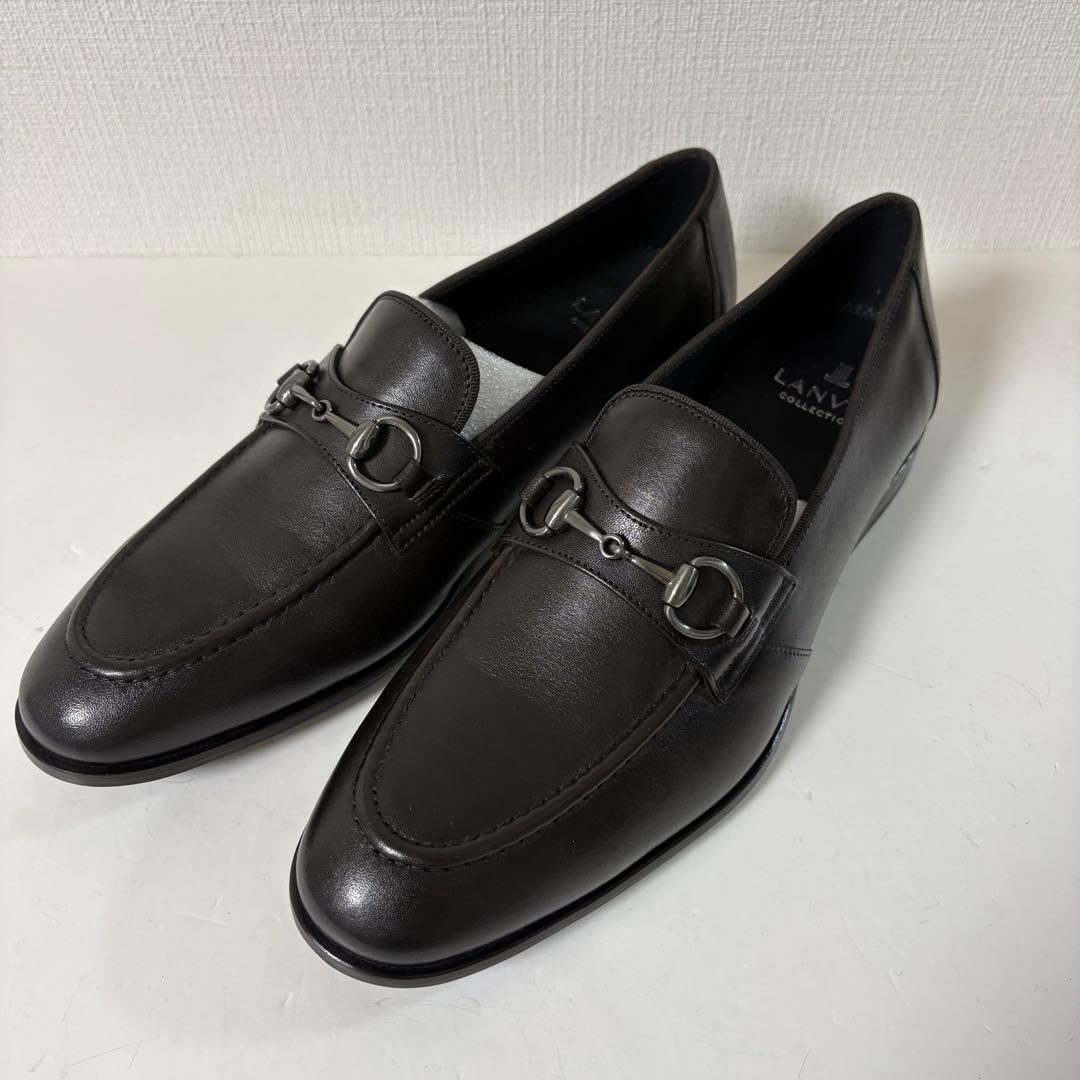LANVIN Collection ビットローファー　ダークブラウン　メンズ