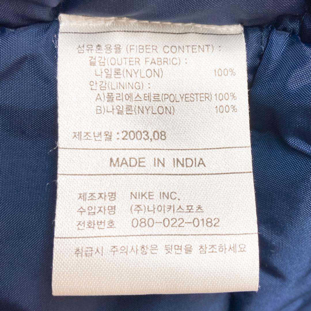 ナイキ　ベンチコート インテルミラノ　PIRELLI　フリース　紺　M　286