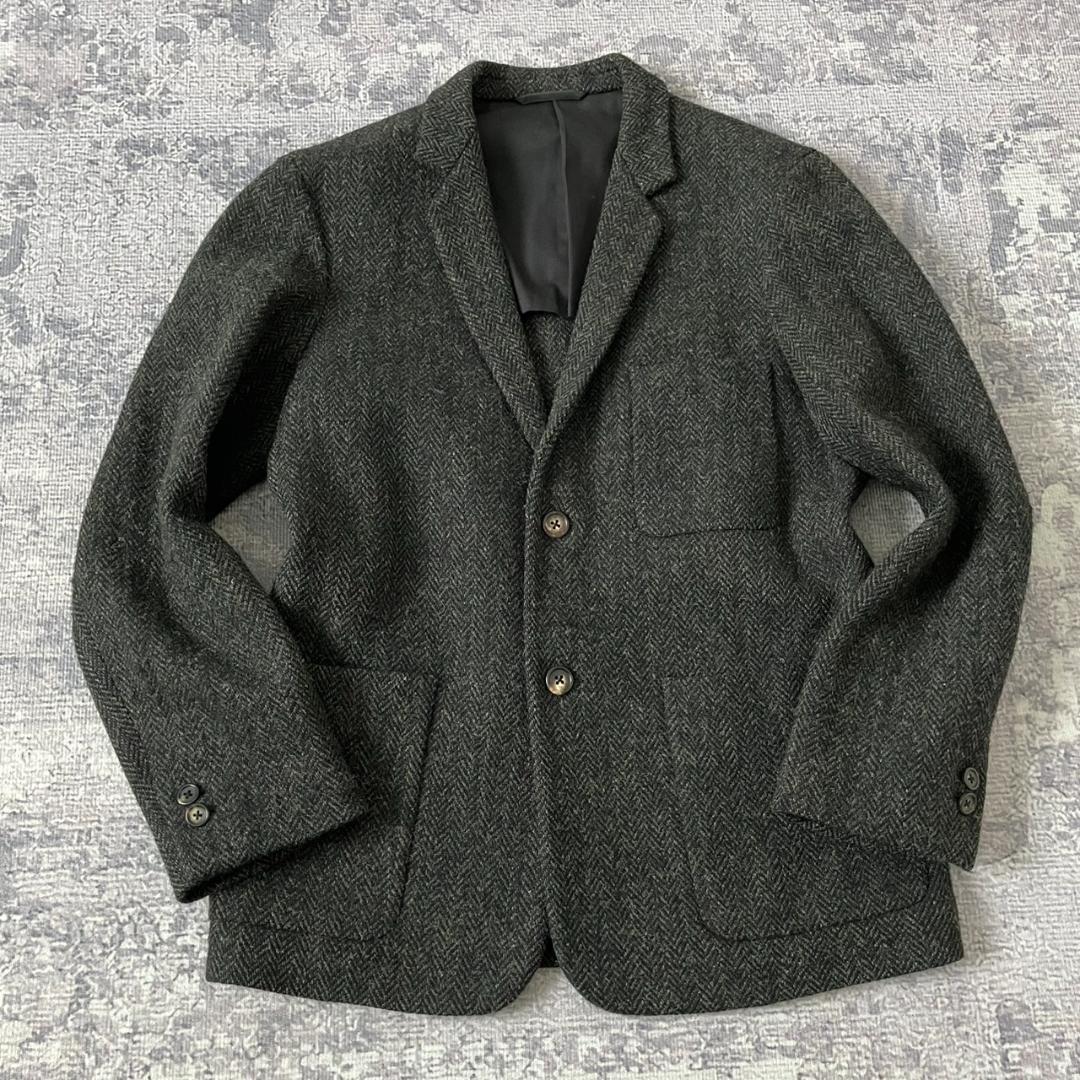 【極美品】マーガレットハウエル ハリスツイード テーラードジャケット ウール S