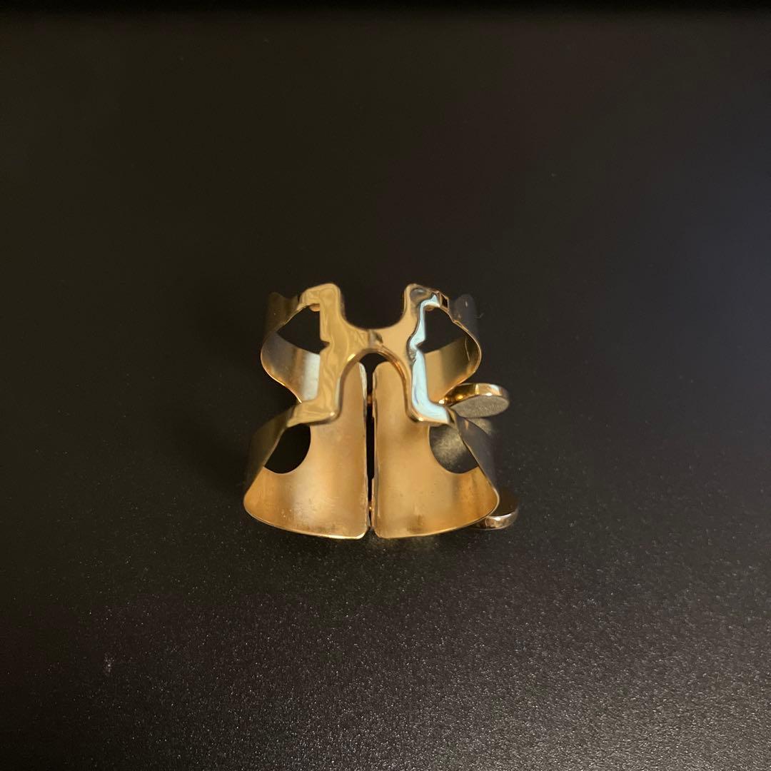 ［美品］ハリソン・ハーツ アルトサックス用リガチャー(A3／GP)