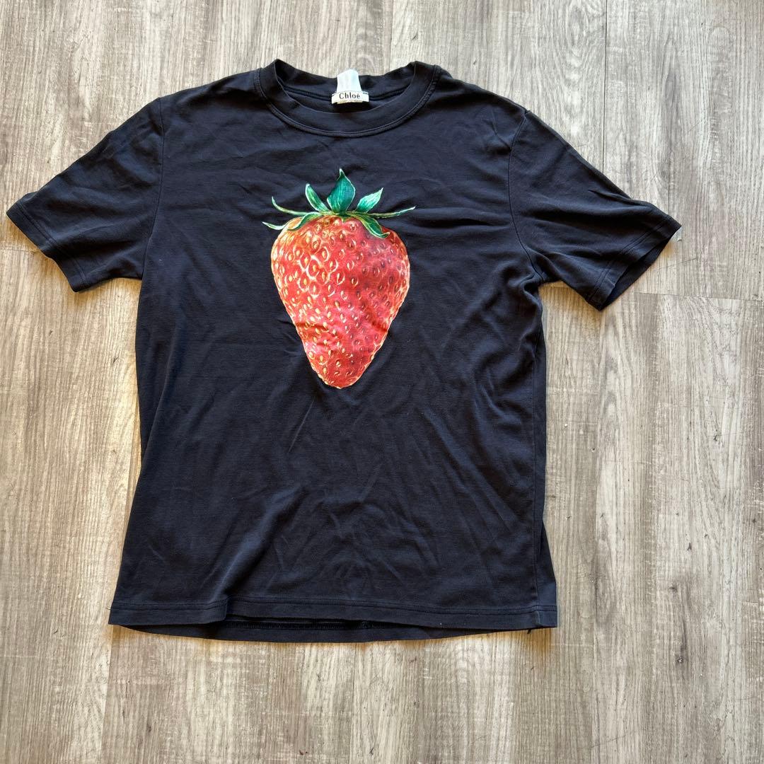 Chloé いちごプリント Tシャツ S