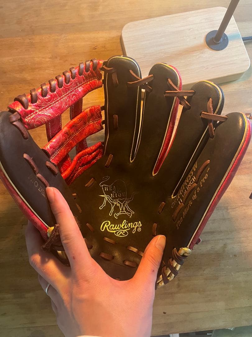 Rawlings Wing Tip グローブ 赤/黒