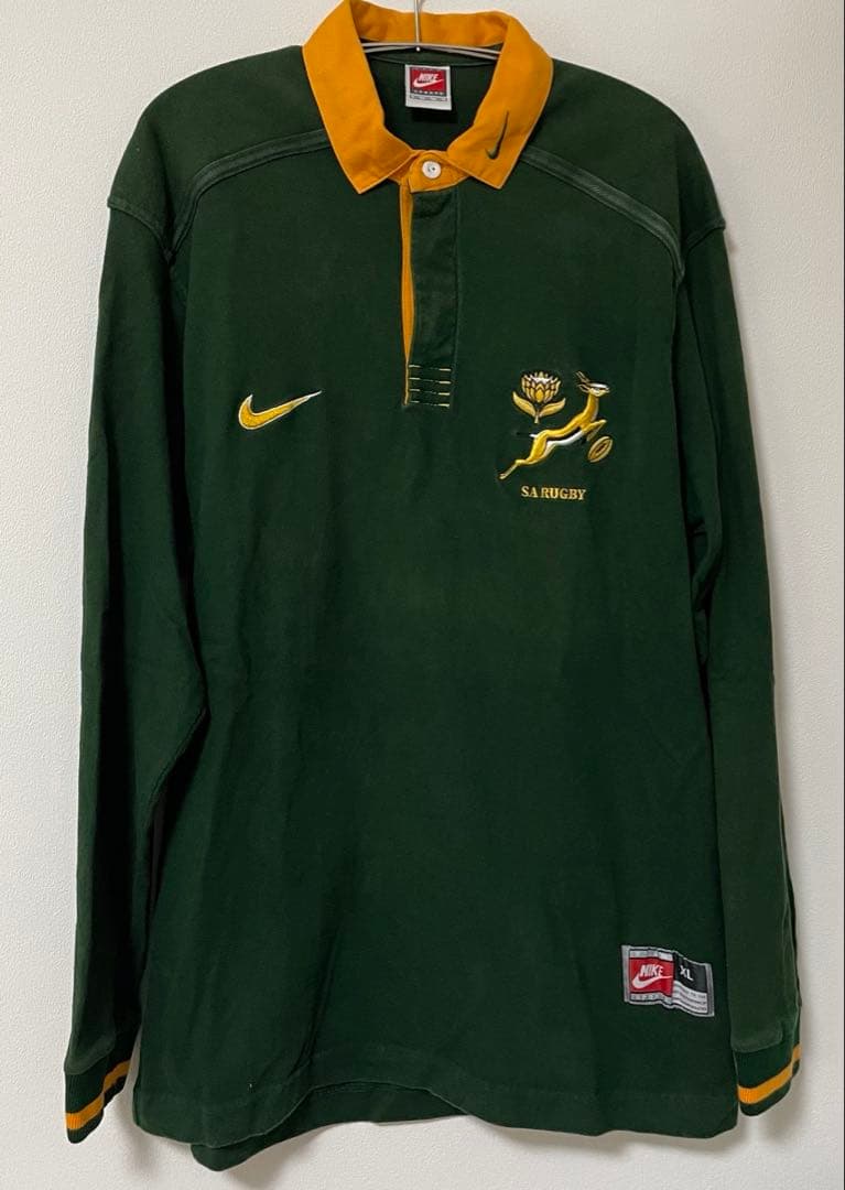 【90’sビンテージ】ラグビー　スプリングボクス　ラガーシャツ