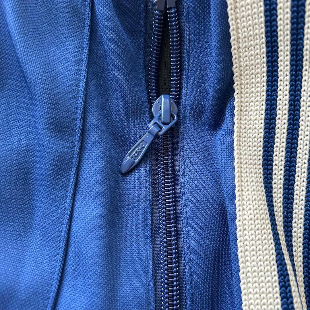 ニードルス　needles トラックパンツ　ヒザデル　青×白 M