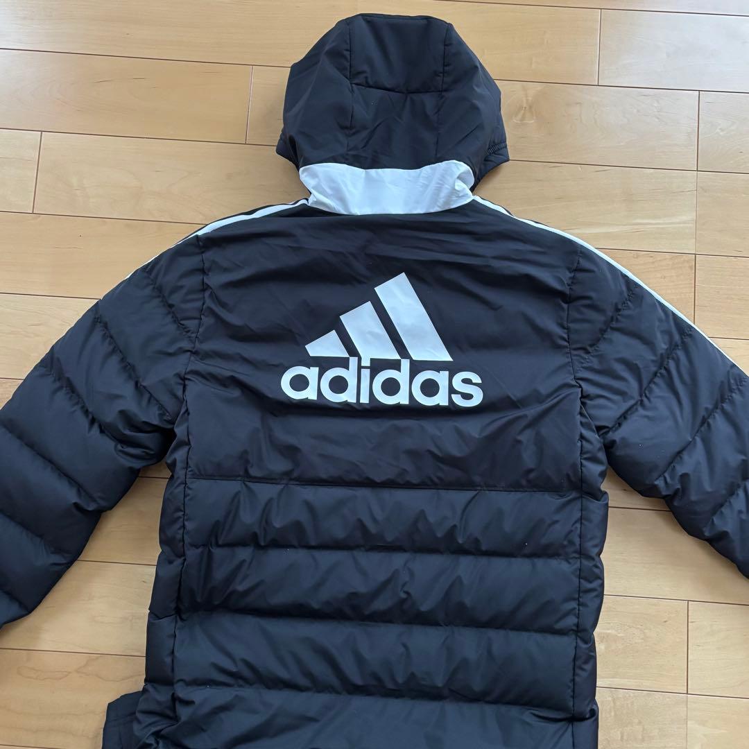 【未使用】 アディダス ダウン ベンチコート Tiro 21 黒 M サッカー