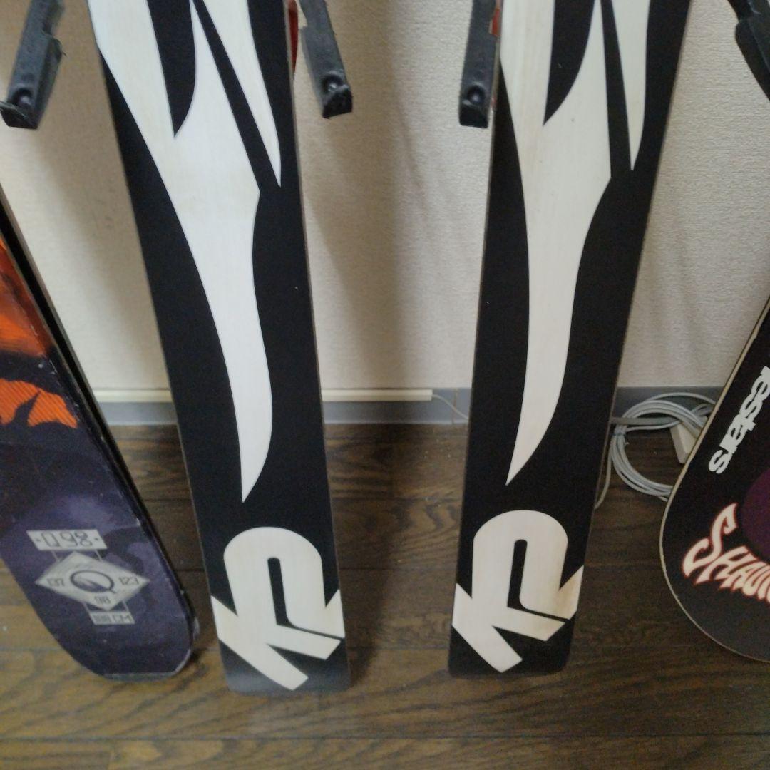 2/12　1000円値下げ　K2 エネミー163 フリースキー　ツインチップ