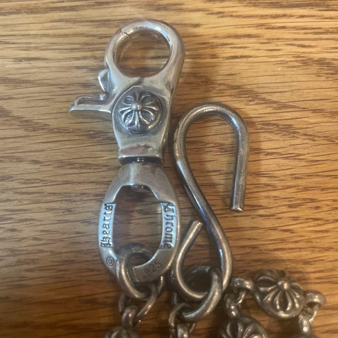 シルバー925 ウォレットチェーン ショート 中古