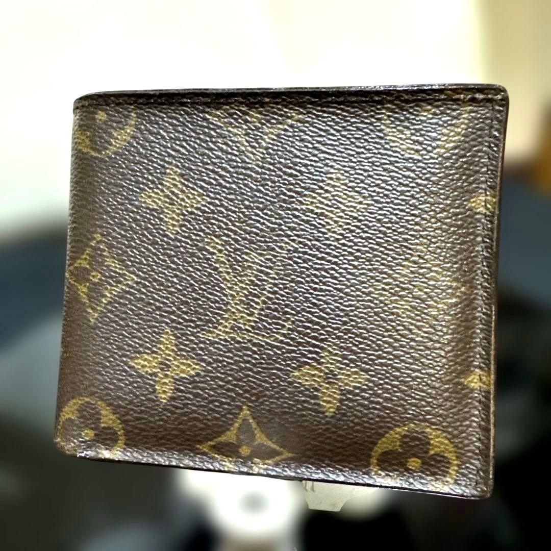 15☆優良品☆ポルトフォイユマルコNM☆ 2つ折り財布★ポケットあり