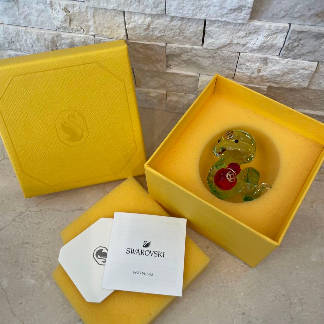 お値下げ‼️スワロフスキー. Asian Symbols キュートスネーク