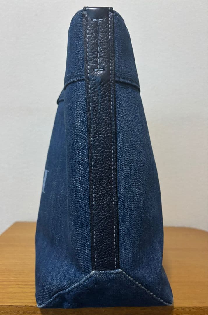 COACH コーチ キャンバス デニムトートバッグ デニム 馬車ロゴ