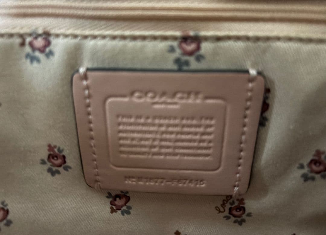 COACH コーチ キャンバス デニムトートバッグ デニム 馬車ロゴ
