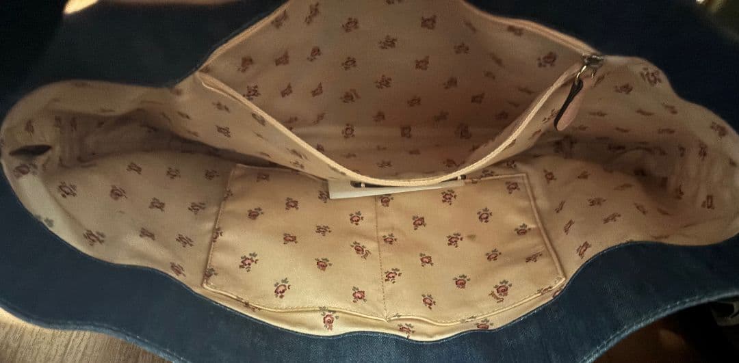 COACH コーチ キャンバス デニムトートバッグ デニム 馬車ロゴ