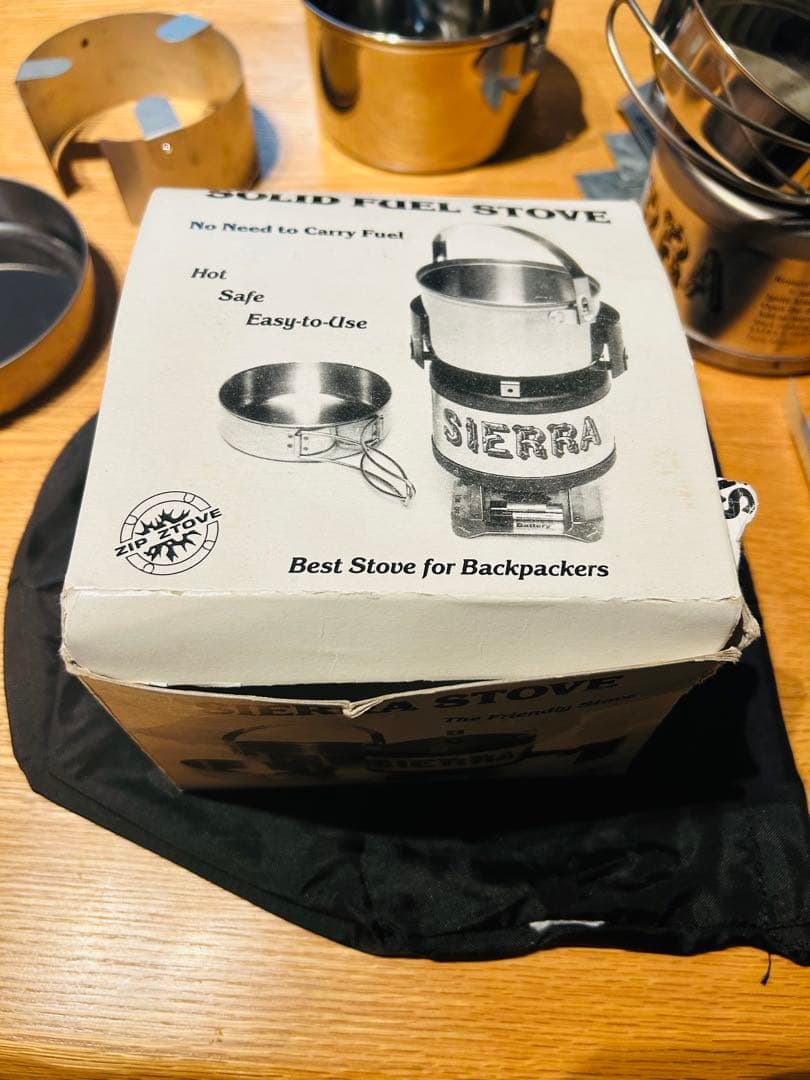 SIERRA STOVE クッカーセット 箱付き　動作確認済