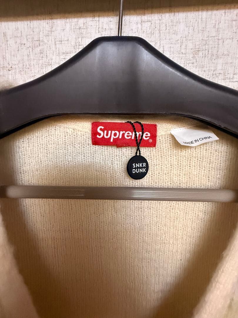 Supreme チェック柄カーディガン L