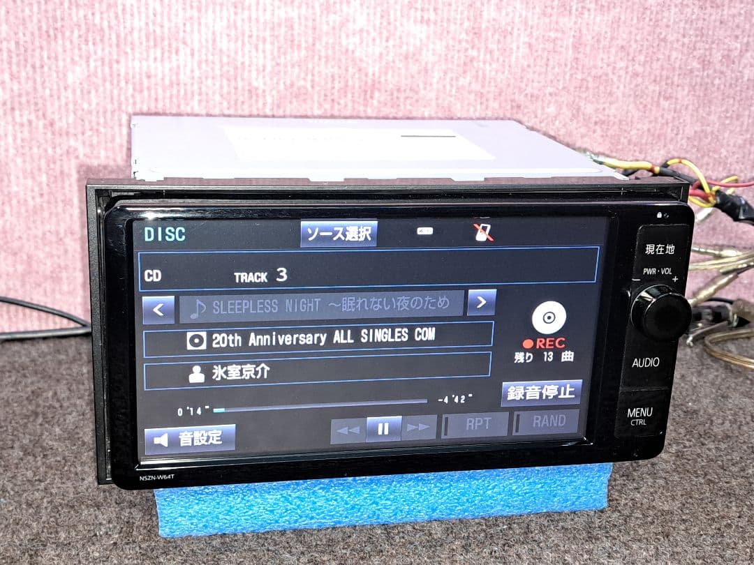 タッチ新!2019年更新地図★トヨタ NSZN-W64T BT・地デジ★動作良好