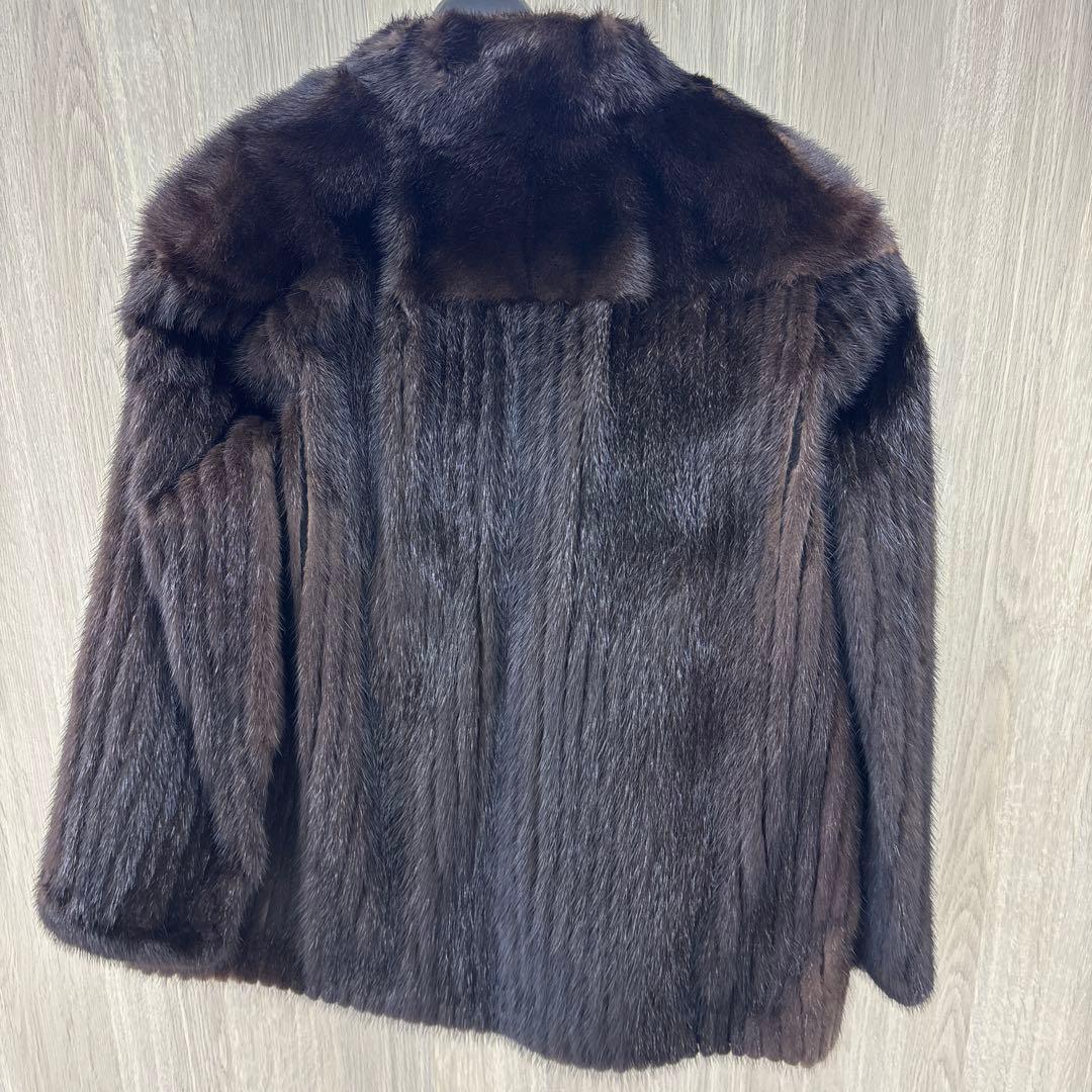 ✨美品✨高級 DASCO ミンクファー　コート 11号 濃茶