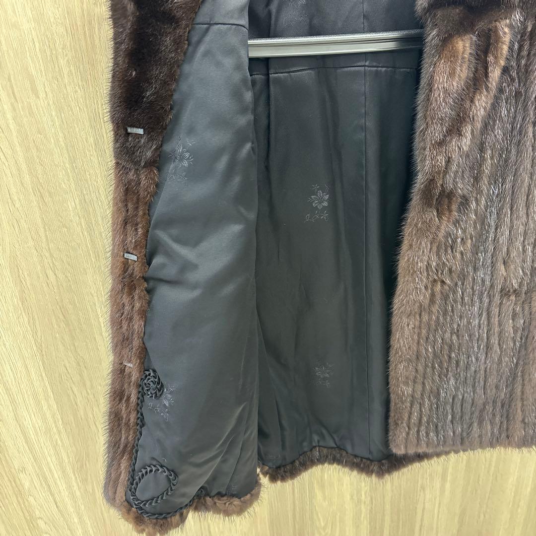 ✨美品✨高級 DASCO ミンクファー　コート 11号 濃茶