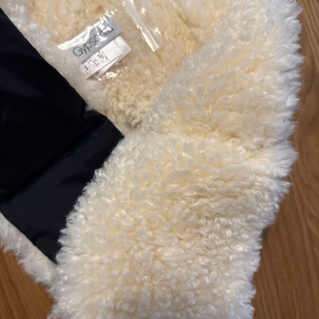 Gypsophila ジプソフィア　ボアダウンマフラー　リバーシブル　新品