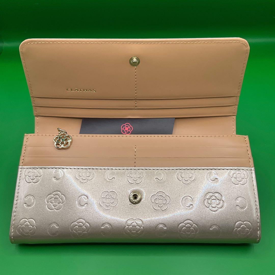大人気【新品】CLATHA★ベティがま口長財布クレイサス白