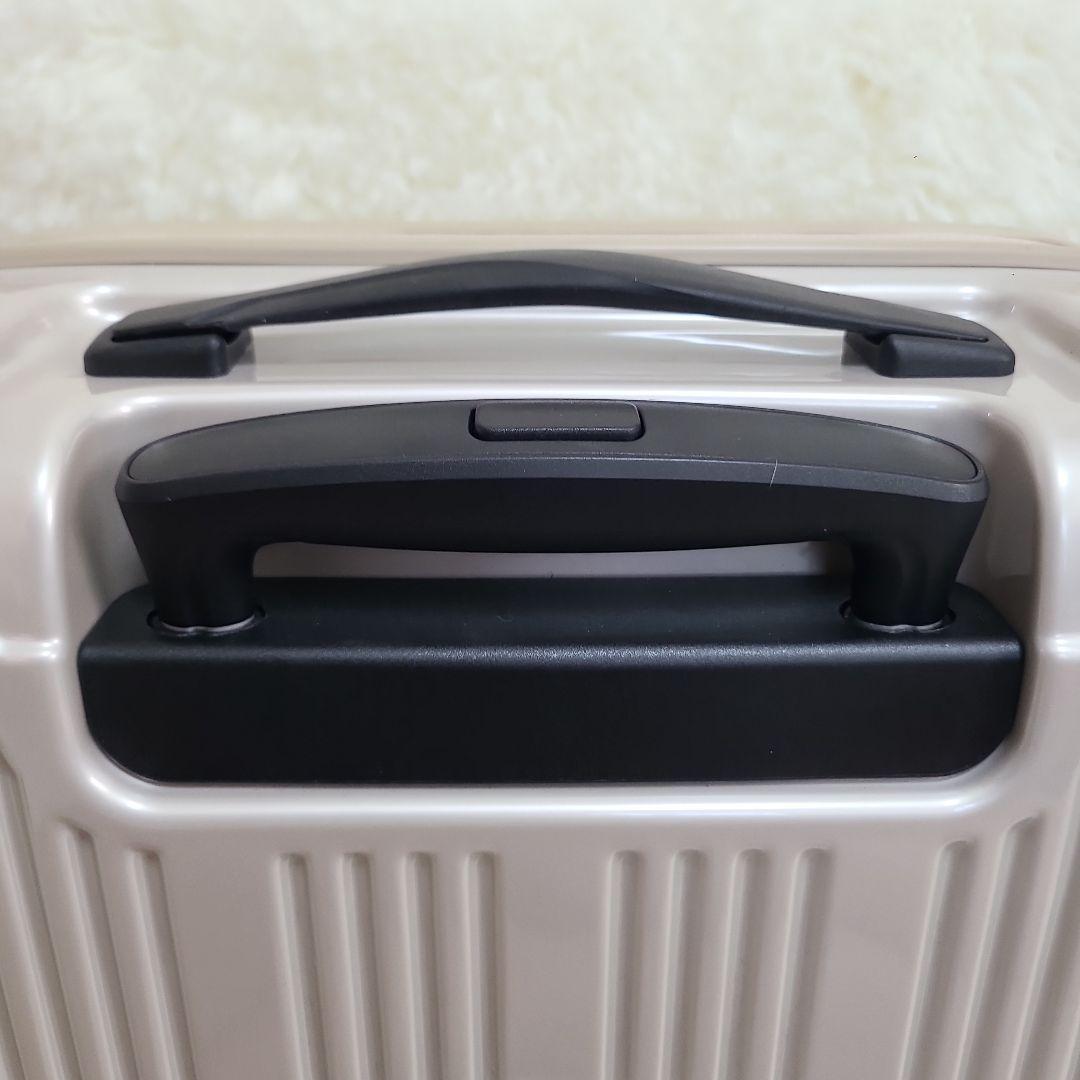 未使用近　MAXBOX スーツケース　ALI-5511パールホワイト　出張