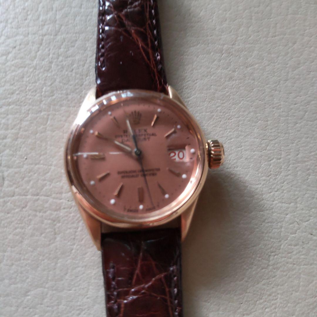 18K ロレックス アンティーク レディース腕時計