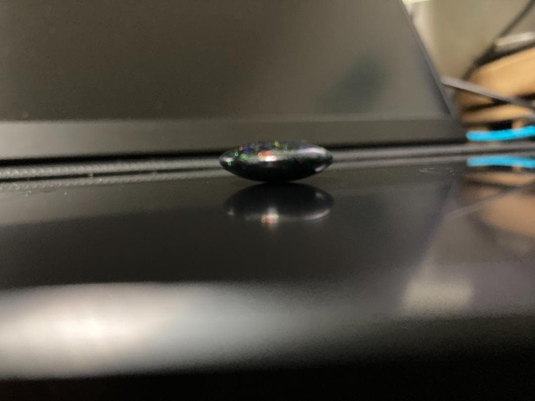 天然ブラックオパール オーストラリア産 15ct 遊色効果 宝石 裸石 ルース