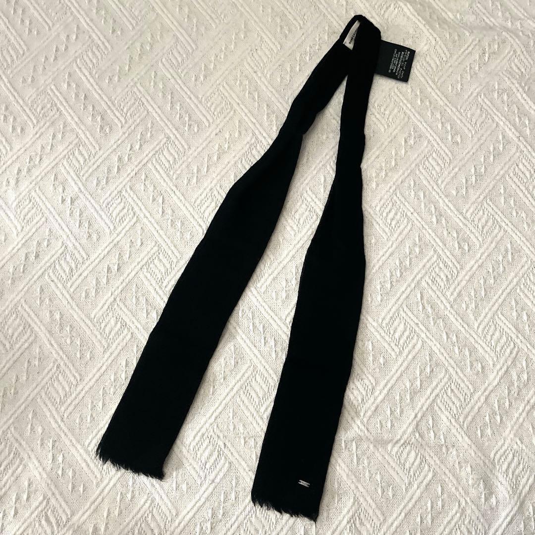 SAINT LAURENT ブラック ネクタイ　保存袋付き