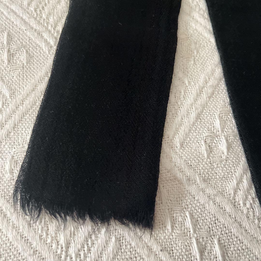 SAINT LAURENT ブラック ネクタイ　保存袋付き